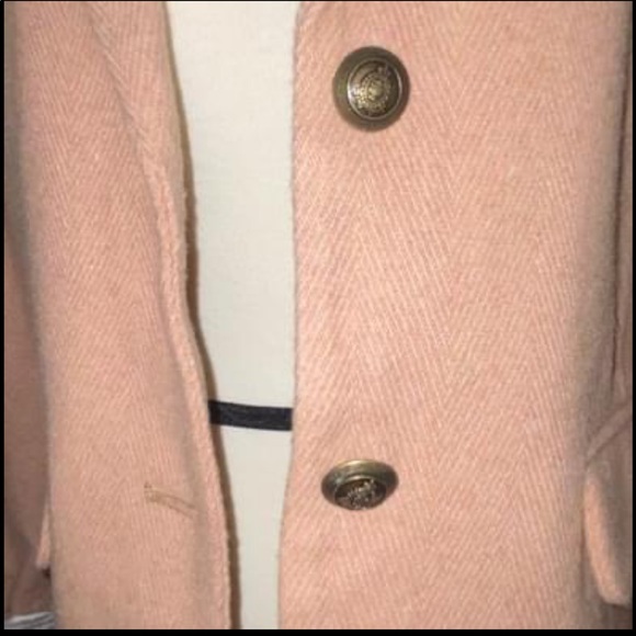 GAP Blush Blazer Jacket with elbow patches Size 2 - Picture 5 of 8